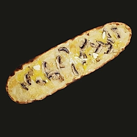 Kaşarlı Mantarlı Yaprak Pide