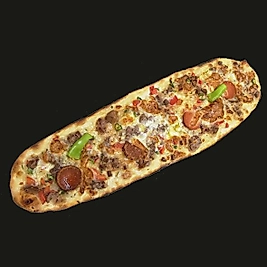 Karışık Kuşbaşılı Yaprak Pide