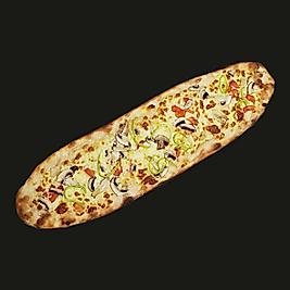 Kaşarlı Sebzeli Yaprak Pide