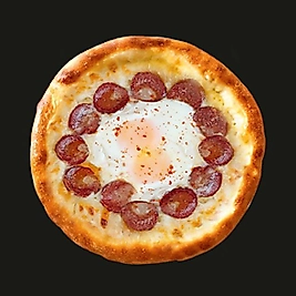 Kaşarlı Sucuklu Yuvarlak Pide