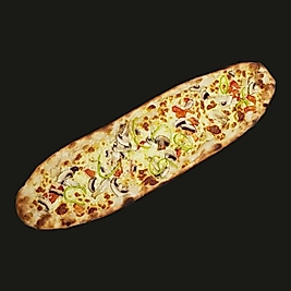 Kaşarlı Sebzeli Yaprak Pide