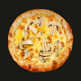 Mantarlı - Kaşarlı Yuvarlak Pide