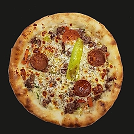 Karışık Kuşbaşılı Yuvarlak Pide