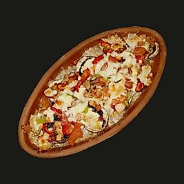 Kiremitte Sebzeli Kaşarlı Tavuk