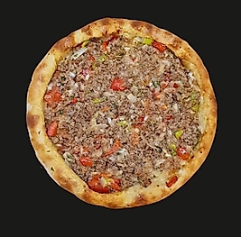 Sebzeli - Kıymalı Yuvarlak Pide