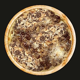 Kavurmalı-Kaşarlı Pizza